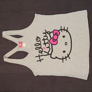 Sanrio Hello Kitty Gray Sleeping Tank Tops Two for the Price of One
